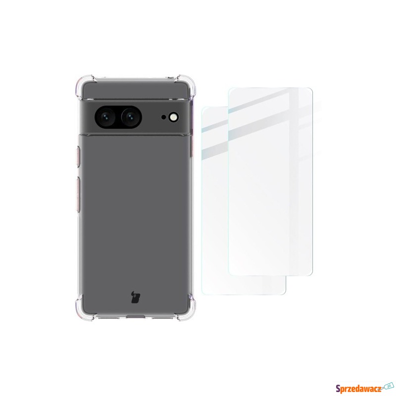 Etui + 2x szkło Bizon Case Clear Pack do Google... - Etui na telefon - Dąbrowa Górnicza