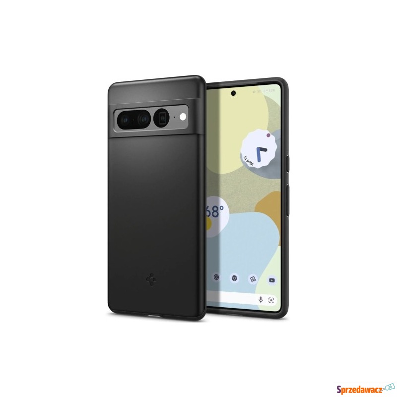 Etui Spigen Thin Fit do Pixel 7 Pro, czarne - Etui na telefon - Bydgoszcz