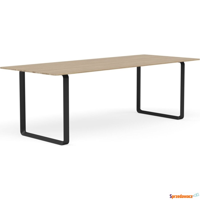 Stół Muuto 225 x 90 cm ciemny dąb nogi czarne - Stoły kuchenne - Słupsk