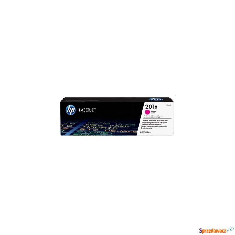 Toner Oryginalny HP 201X (CF403X) (Purpurowy)... - Tusze, tonery - Kalisz