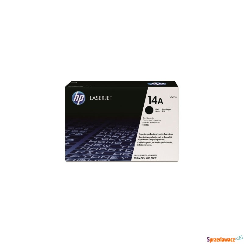 Toner Oryginalny HP 14A (CF214A) (Czarny) - D... - Tusze, tonery - Łomża