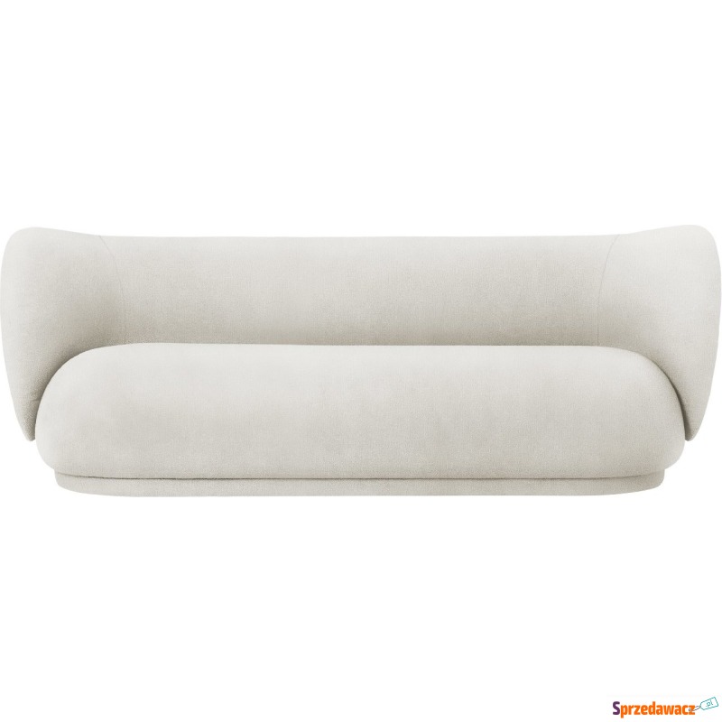 Sofa trzyosobowa Rico Brushed kremowa - Sofy, fotele, komplety... - Radom