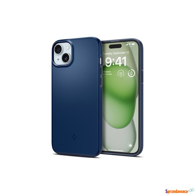 Etui Spigen Thin Fit do iPhone 15 Plus, granatowe - Etui na telefon - Szczecin