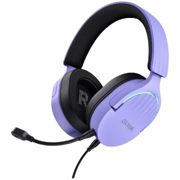 Nauszne Trust GXT490P Fayzo 7.1 USB Headset Fioletowe