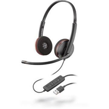 Nauszne Plantronics Blackwire C3220 Czarne