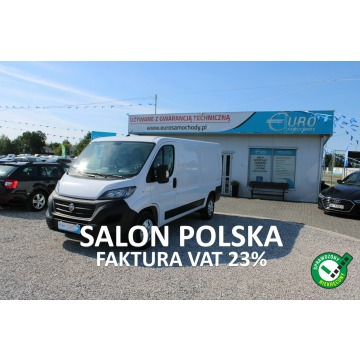 Fiat Ducato - F-vat, 3-osobowy, Elektryk, L2h1 Salon polska, 122HP