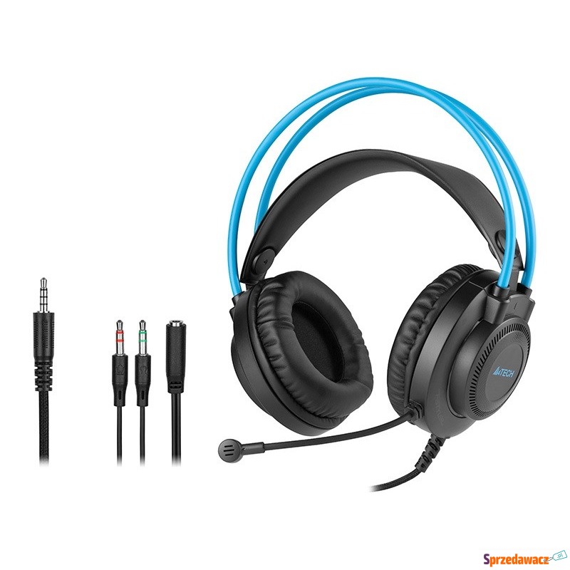 Nauszne A4Tech FStyler FH200i Blue (jack 3.5mm) - Słuchawki - Przemyśl