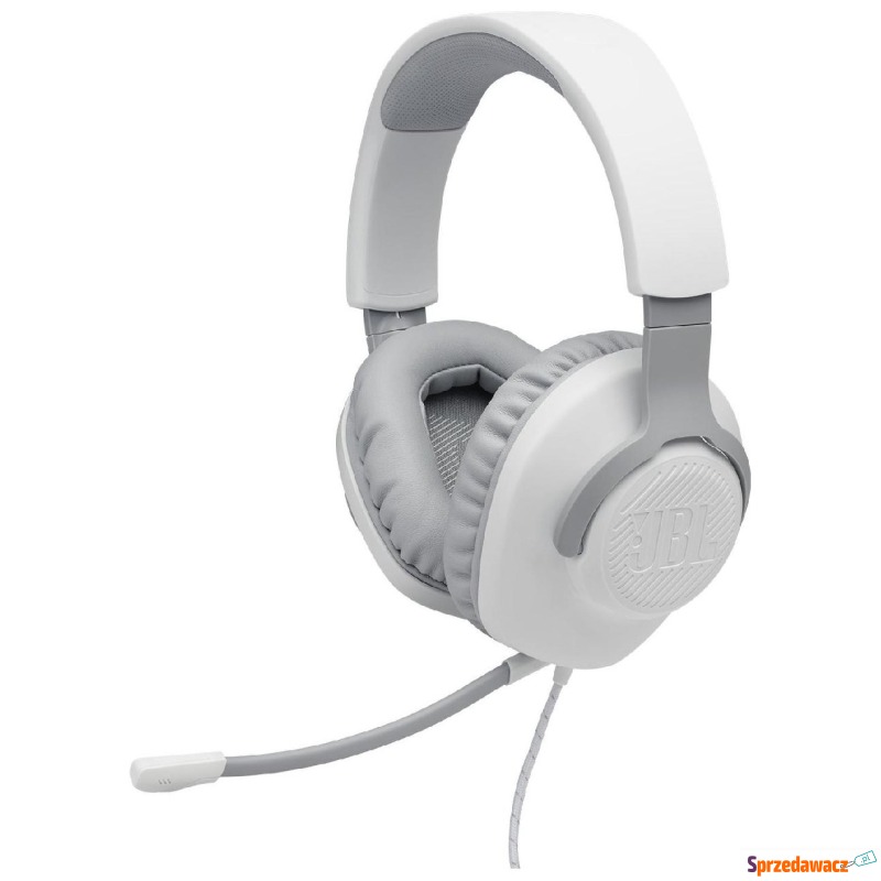 Nauszne JBL Quantum 100 Białe - Słuchawki - Elbląg