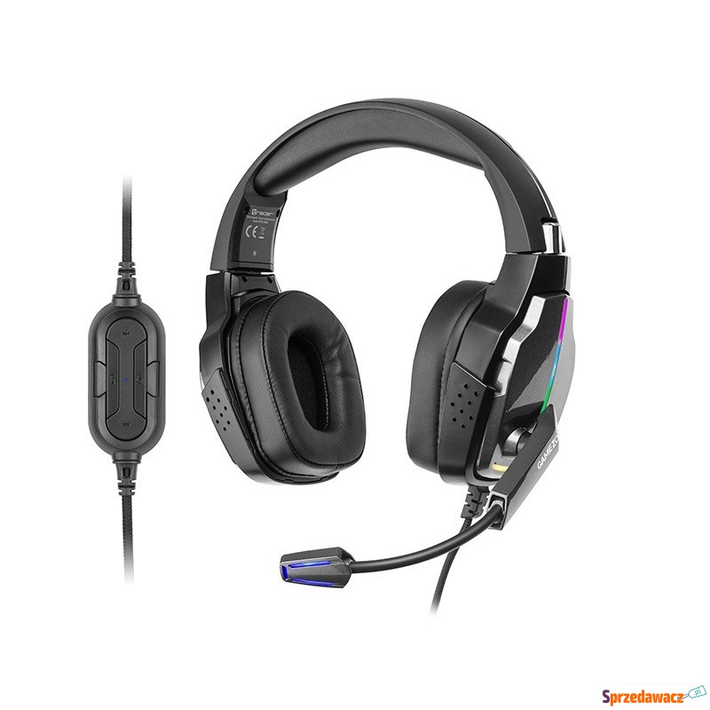 Nauszne Tracer GameZone Hydra PRO RGB 7.1 - Słuchawki - Piła