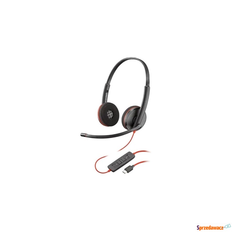 Nauszne Plantronics Blackwire 3220 duo, headset... - Słuchawki - Przemyśl