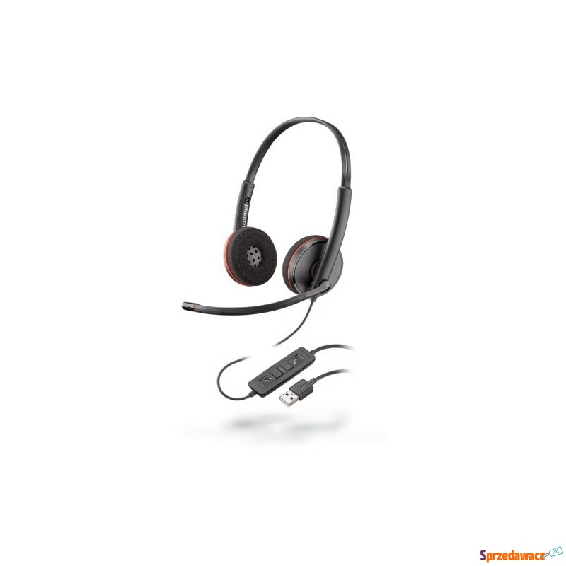 Nauszne Plantronics Blackwire C3220 Czarne - Słuchawki - Zamość