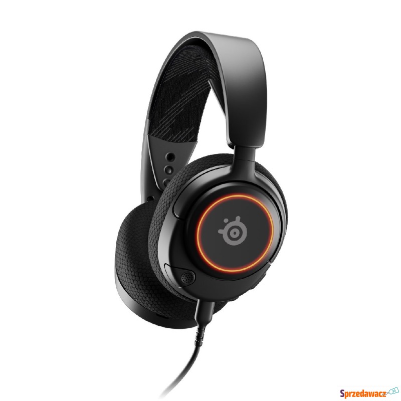 Nauszne SteelSeries Arctis Nova 3 Czarne - Słuchawki - Przemyśl