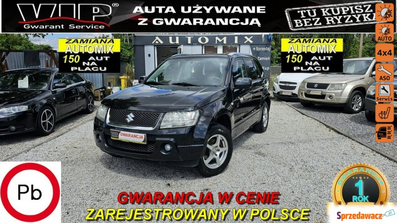 Suzuki Grand Vitara - Przebieg 199tys 2,0 Benzyna... - Samochody osobowe - Świdnica