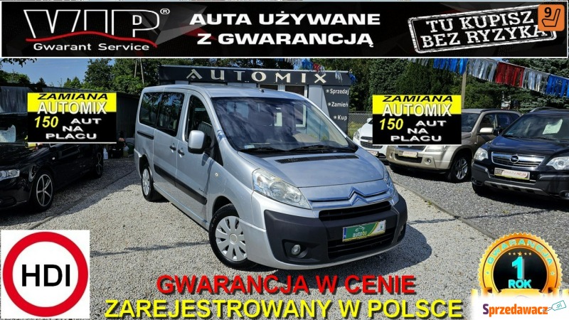 Citroen Jumpy  Minivan/Van 2009,  2.0 diesel - Na sprzedaż za 26 800 zł - Świdnica