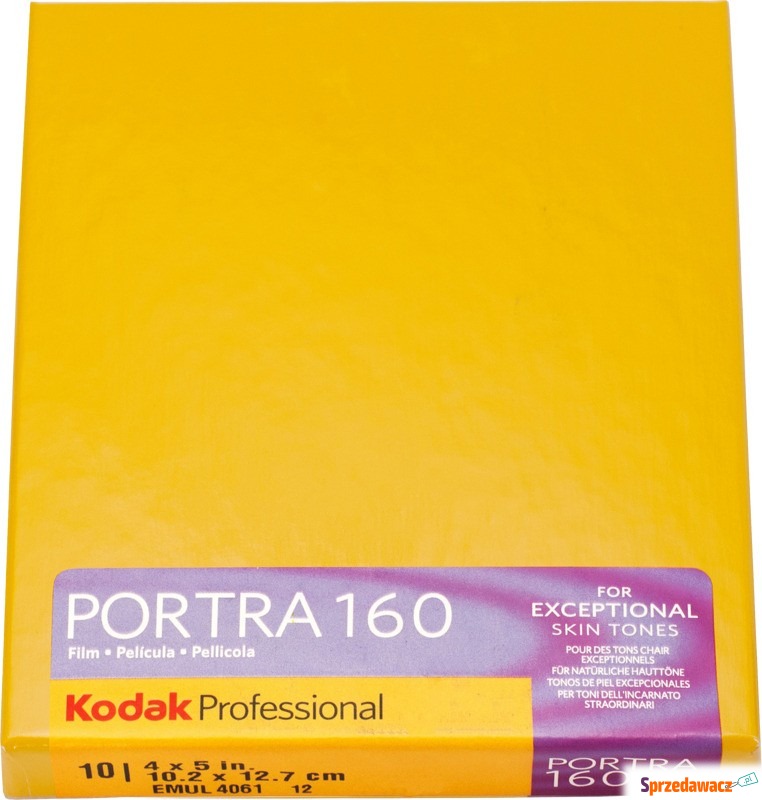 Negatyw KODAK Portra 160 4x5 10 Sheets - Akcesoria fotograficzne - Częstochowa