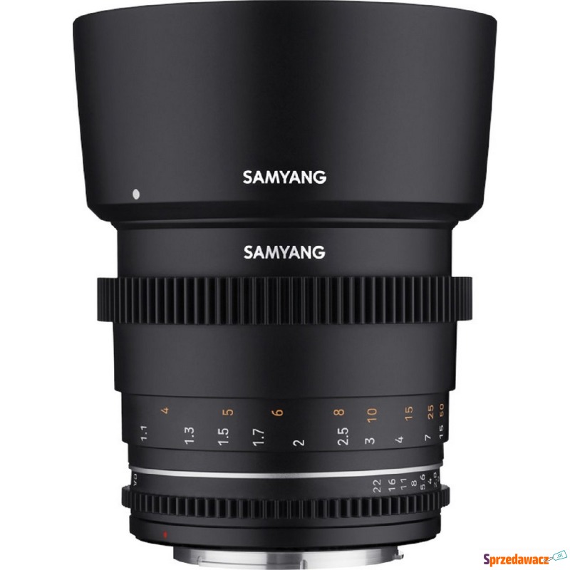 Stałoogniskowy SAMYANG 85MM T1.5 VDSLR MK2 CANON - Obiektywy, tuleje, p... - Stryszawa