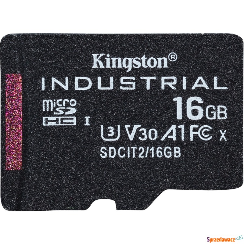 Kingston Industrial microSDHC 16GB Class 10 A1... - Karty pamięci, czytniki,... - Bydgoszcz