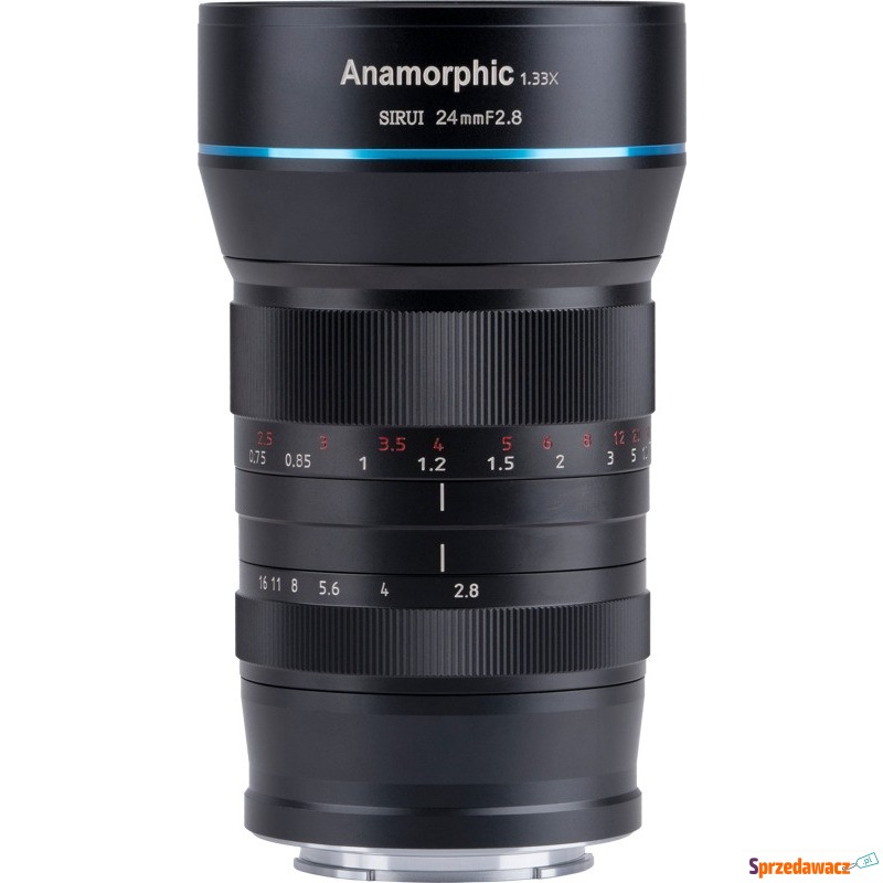 Stałoogniskowy Sirui anamorphic lens 1,33x 24mm... - Obiektywy, tuleje, p... - Chorzów