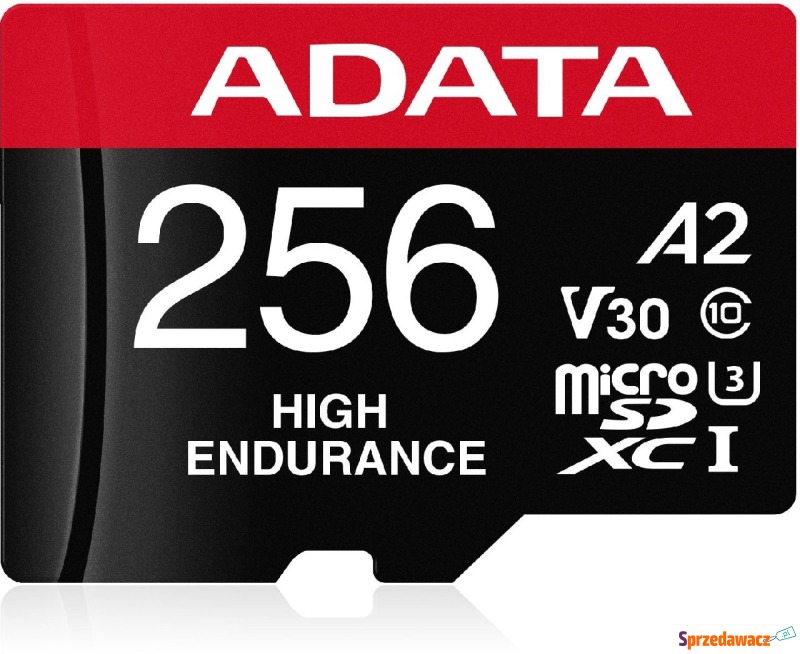 ADATA High Endurance 256GB microSDXC UHS-I U3... - Karty pamięci, czytniki,... - Słupsk