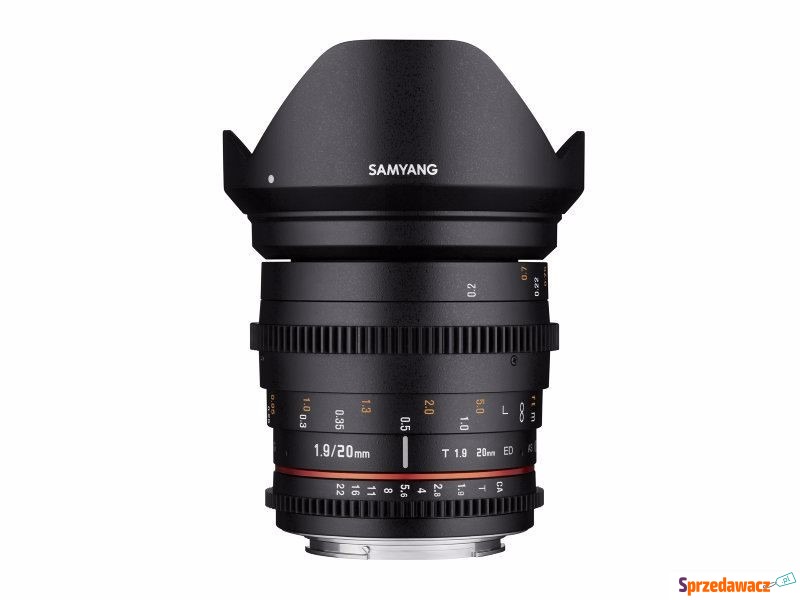 Stałoogniskowy Samyang 20MM T1.9 ED AS UMC Sony... - Obiektywy, tuleje, p... - Olsztyn