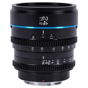 Stałoogniskowy Sirui Cine Lens Nightwalker S35 24mm T1.2 E-Mount czarny