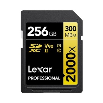 Lexar SDXC 256GB Professional 2000x UHS-II U3 ( 260/300 MB/s )