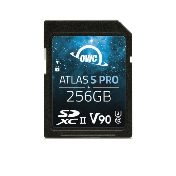 OWC SDXC Atlas S Pro 256GB UHS-II V90 290/276 MB/s