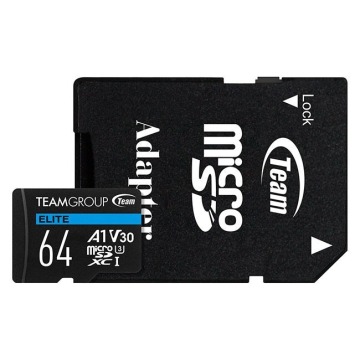 TEAMGROUP Elite 64GB microSDXC A1 V30 + Adapter