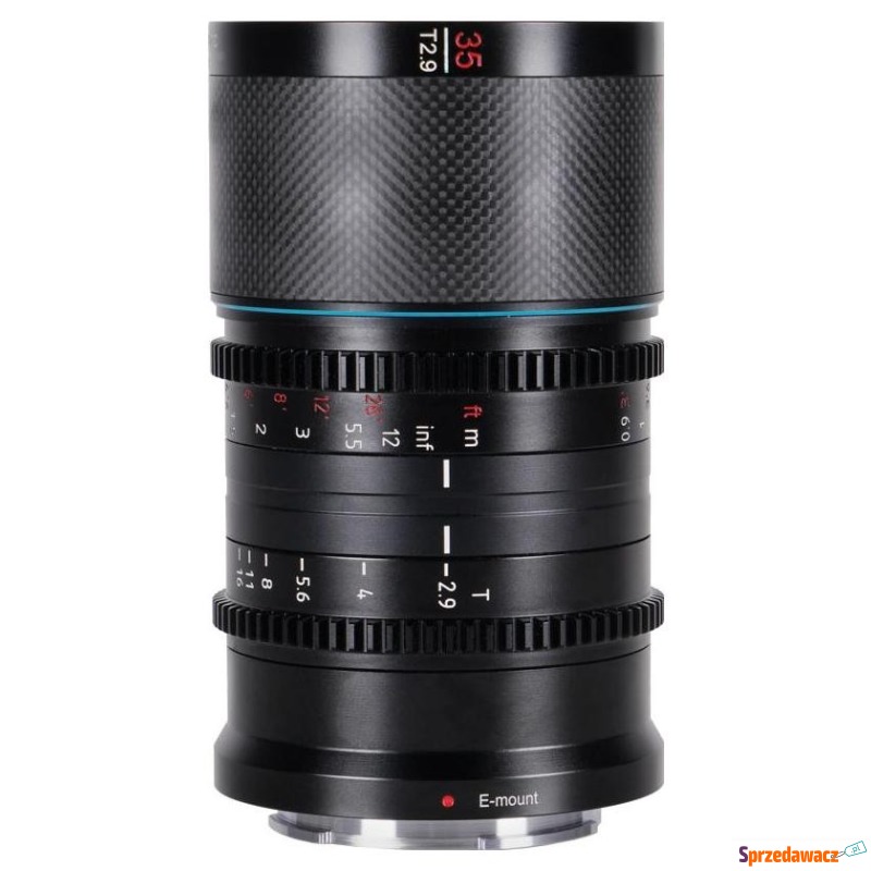 Sirui Anamorphic Lens Saturn 35mm 1.6x Carbon... - Obiektywy, tuleje, p... - Chorzów