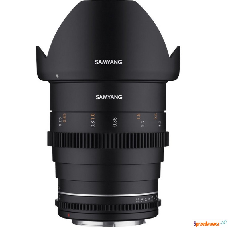 Stałoogniskowy Samyang 24mm T1.5 VDSLR MK2 Canon... - Obiektywy, tuleje, p... - Świdnik