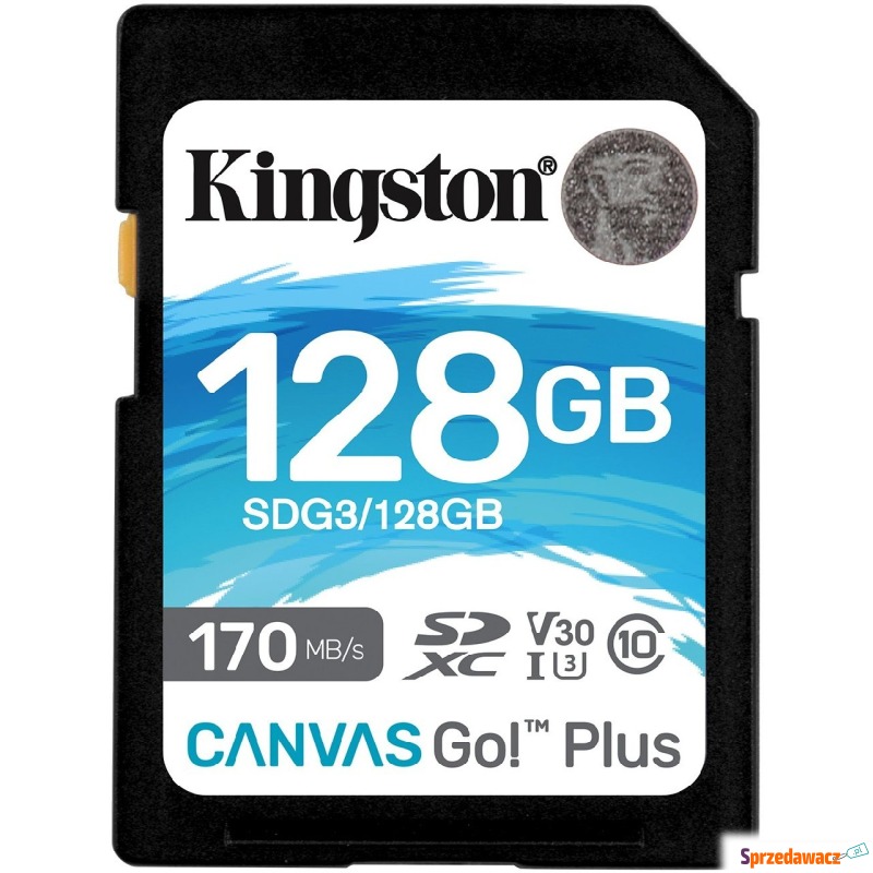 Kingston SDXC Canvas Go Plus 128GB 170R C10 UHS-I... - Karty pamięci, czytniki,... - Białystok