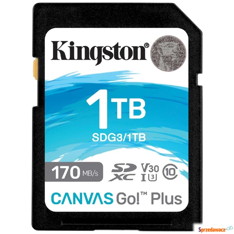 Kingston SDXC Canvas Go Plus 1TB 170R C10 UHS-I... - Karty pamięci, czytniki,... - Słupsk