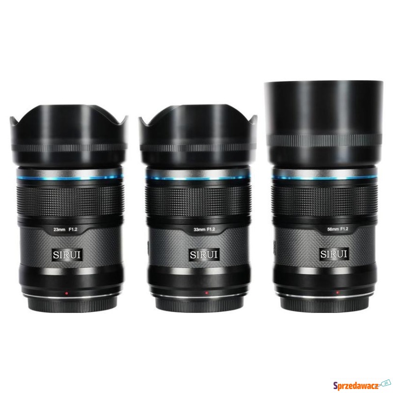 Sirui Sniper Lens APS-C AF Kit 23, 33 & 56mm F1.2... - Obiektywy, tuleje, p... - Częstochowa