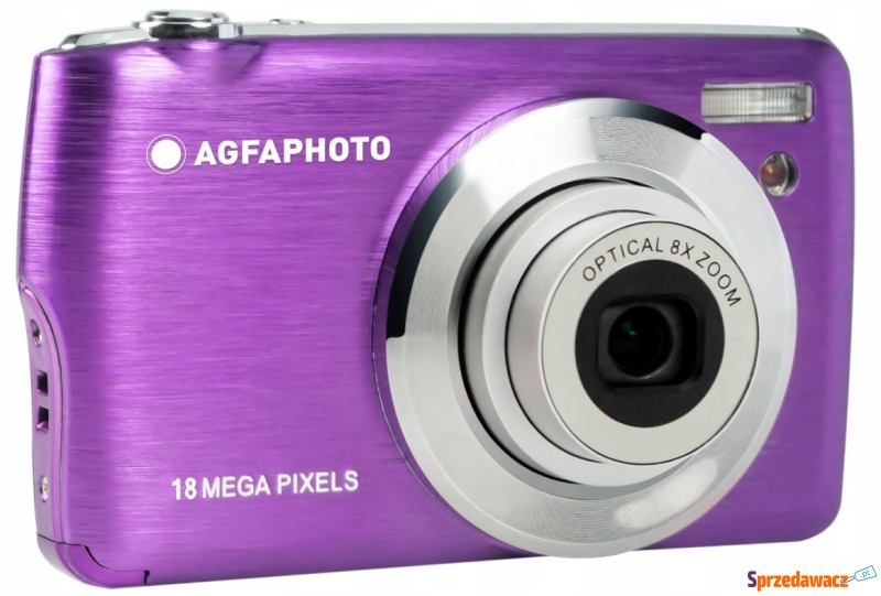 Agfa Photo DC8200 Fioletowy + etui + karta SD... - Aparaty cyfrowe - Nysa