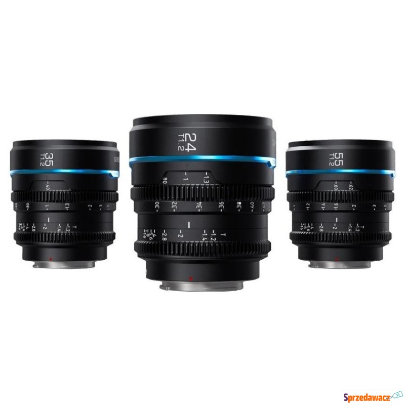 Sirui Cine Lens Nightwalker S35 Kit 24/35/55mm... - Obiektywy, tuleje, p... - Poznań