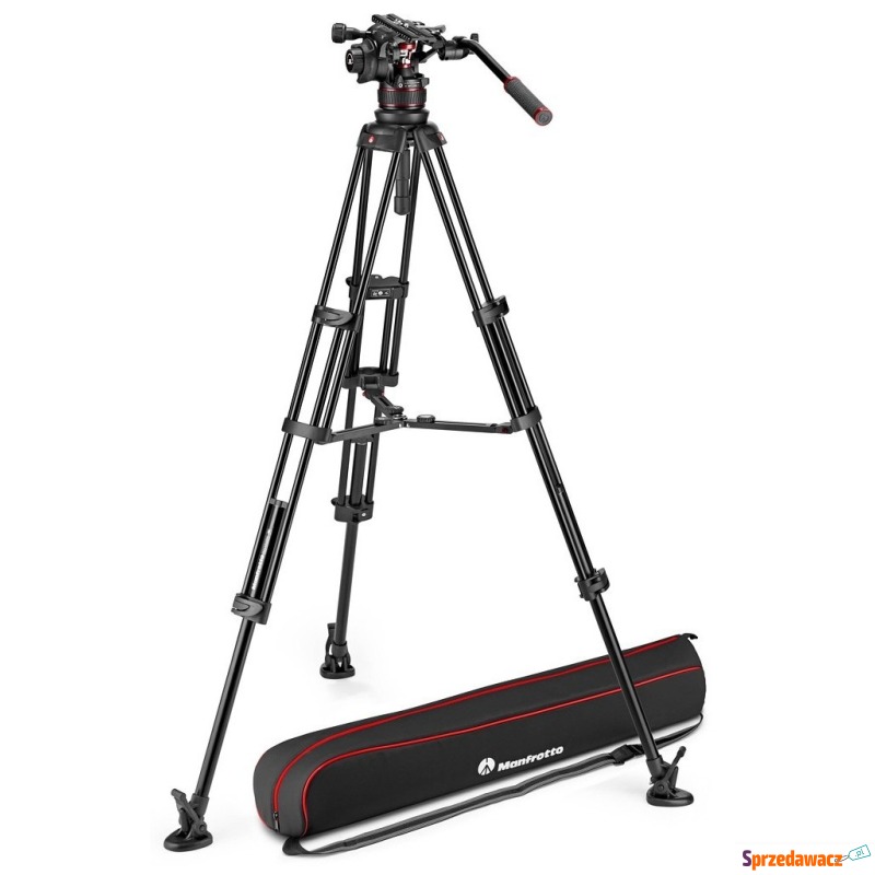 Tripod Manfrotto Zestaw Twin Alu z głowicą 612... - Lampy błyskowe, statywy - Tarnów