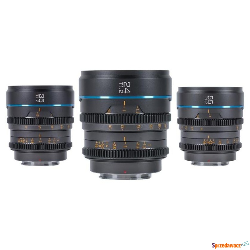 Sirui Cine Lens Nightwalker S35 Kit 24/35/55mm... - Obiektywy, tuleje, p... - Elbląg