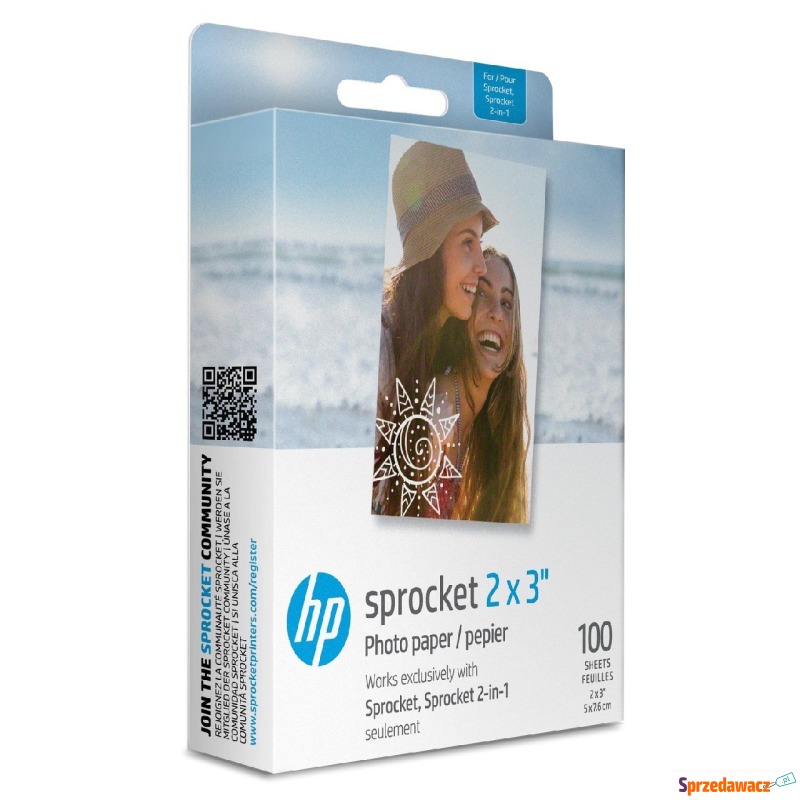 HP Sprocket Studio 2x3'' 2 w 1 (100 szt.) - Pozostały sprzęt optyczny - Rzeszów