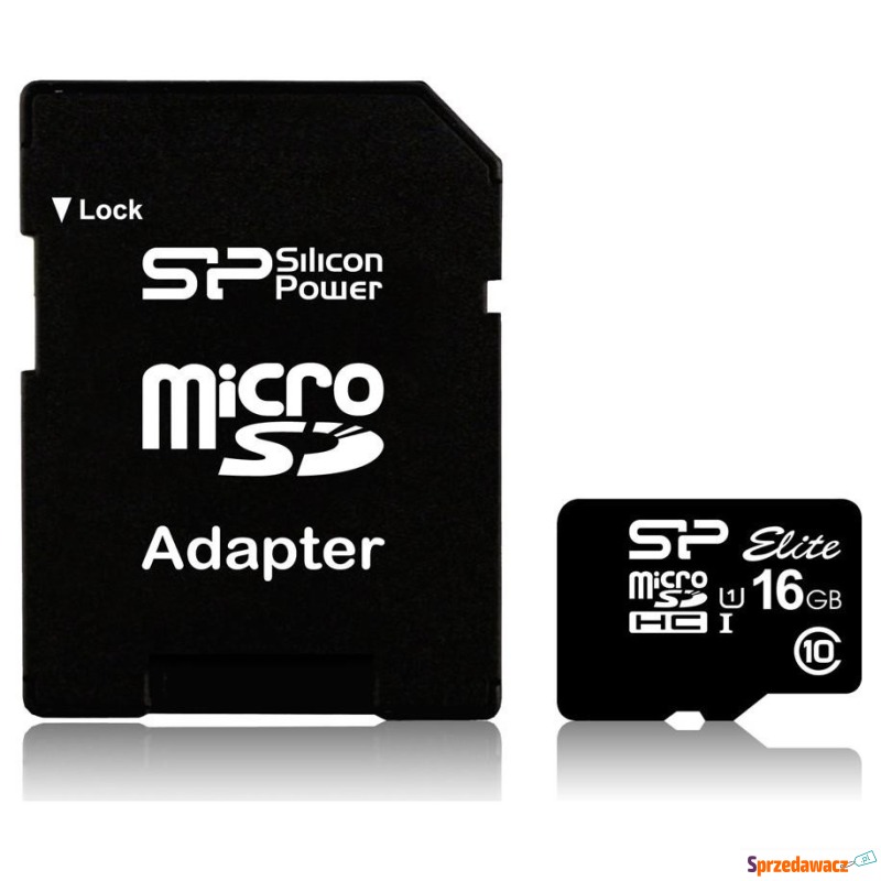 Silicon Power Micro SDHC + Adapter 16GB - Karty pamięci, czytniki,... - Bytom