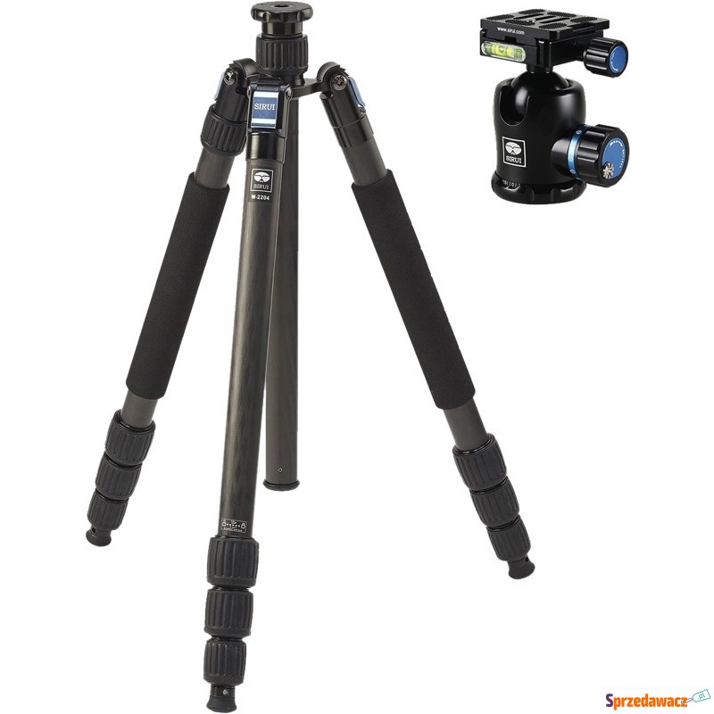 Tripod Sirui w-2204 + k-20 ii - Lampy błyskowe, statywy - Wodzisław Śląski