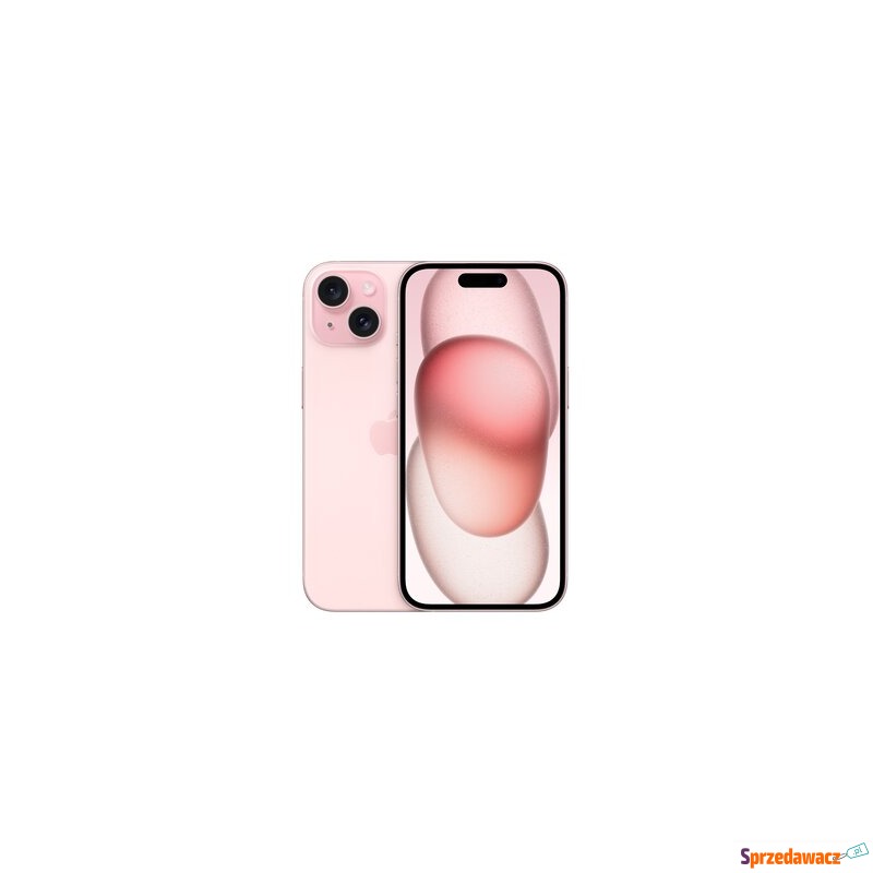 Smartfon Apple iPhone 15 128GB różowy - Telefony komórkowe - Ostrołęka