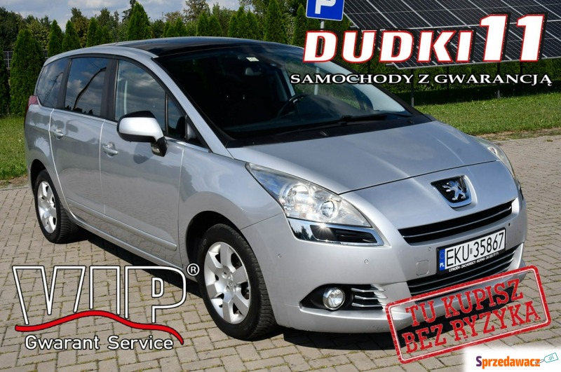 Peugeot 5008 - 1,6Benz DUDKI11 7 Foteli,Panorama... - Samochody osobowe - Kutno