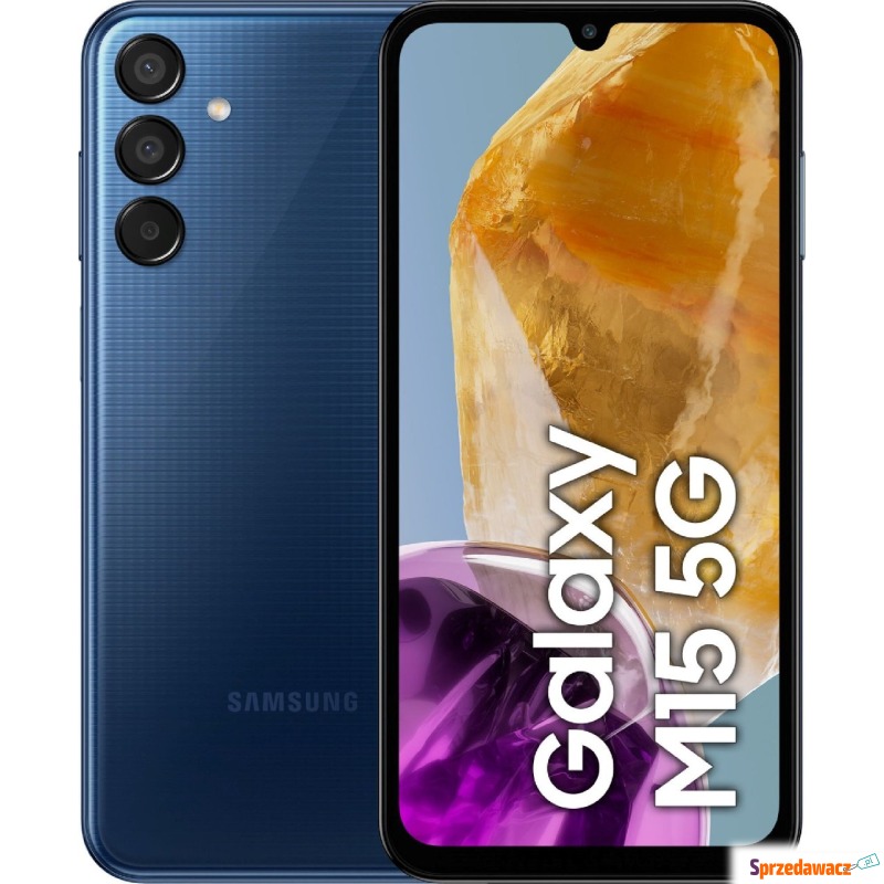 Smartfon Samsung Galaxy M15 5G 4/128GB Granatowy... - Telefony komórkowe - Inowrocław