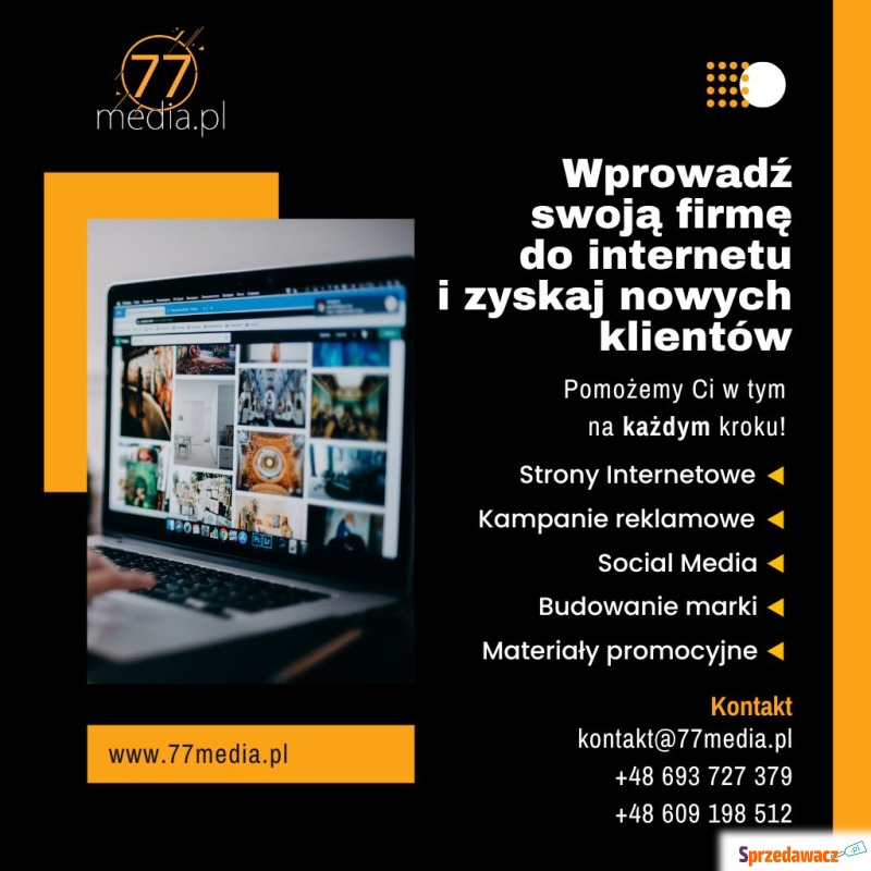 Wprowadź swoją firmę do internetu i zyskaj no... - Reklama, marketing - Wrocław