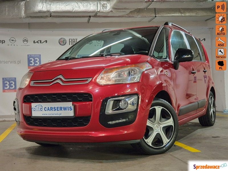 Citroen C3 Picasso  Hatchback 2017,  1.2 benzyna - Na sprzedaż za 34 800 zł - Warszawa