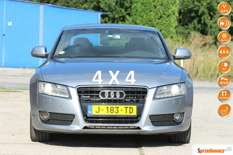 Audi A5 - 2007r. 3.0 Diesel XENON ALUSY 18" SKÓRY... - Samochody osobowe - Nysa