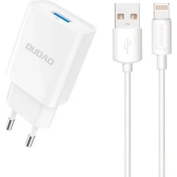 Dudao A4EU 1x USB-A + kabel USB-A - Lightning