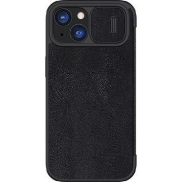 Etui Nillkin Qin Pro Leather z klapką do iPhone 15, czarne