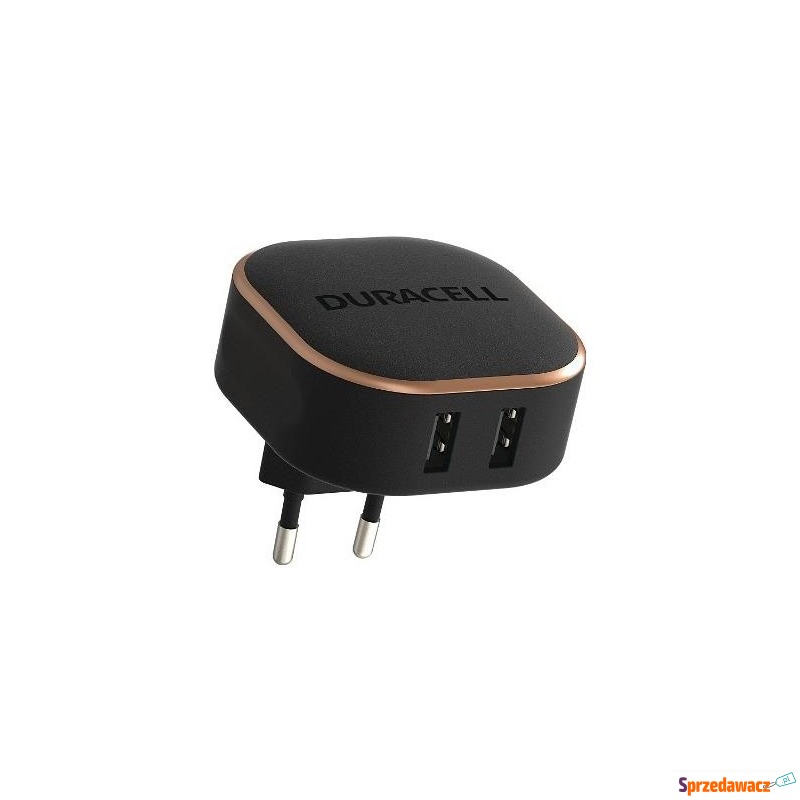 Duracell 2xUSB 2.4A 24W (czarna) - Ładowarki sieciowe - Kielce