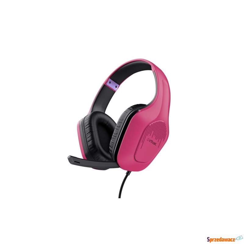 Słuchawki TRUST GXT415P ZIROX HEADSET - PINK 24992 - Słuchawki - Grodzisk Mazowiecki